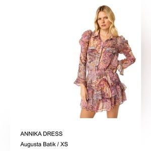 BRAND NEW MISA Los Angeles ANNIKA DRESS 
Augusta Batik / XS